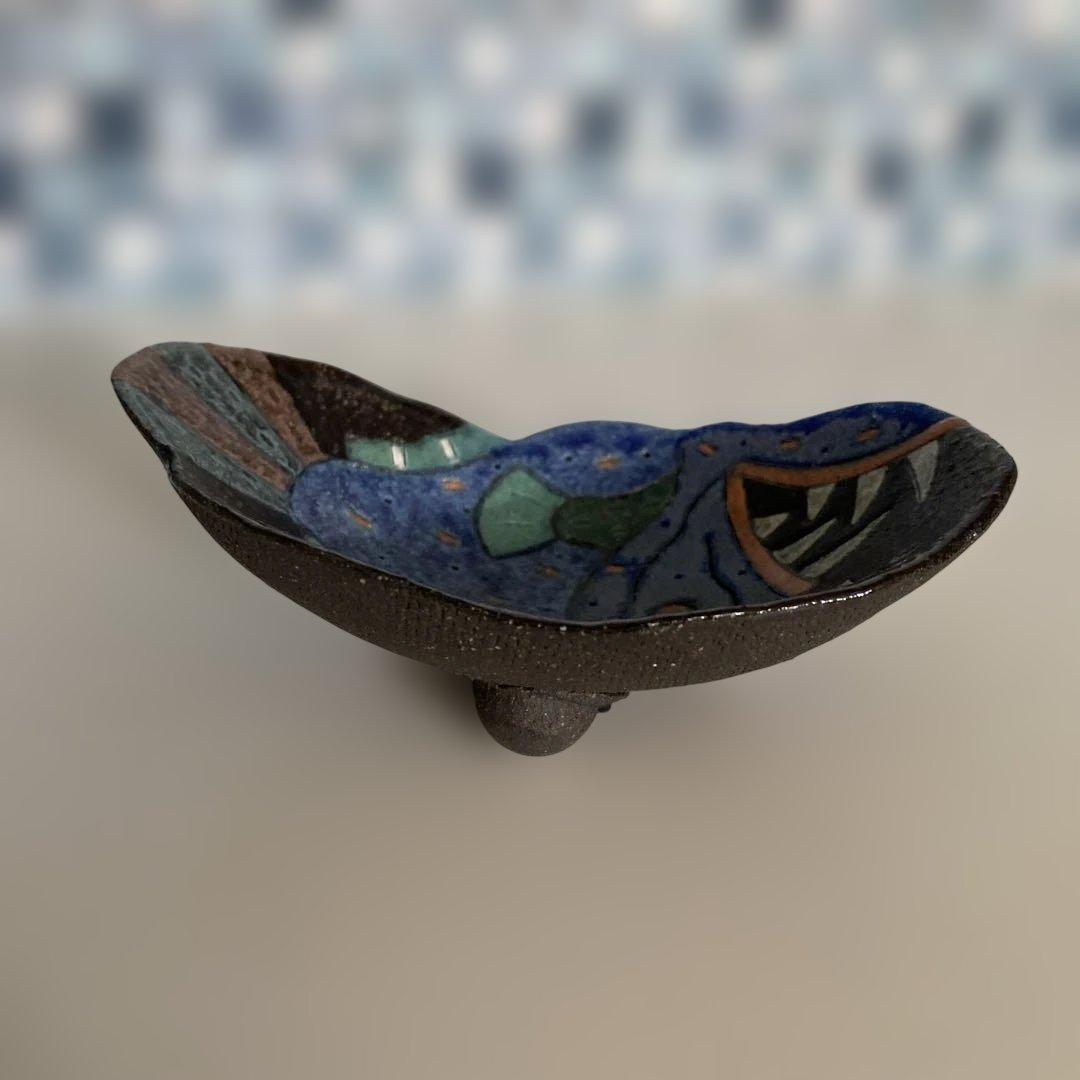 志村 観行＊海座工房＊アンコウ 飾り皿・豆皿