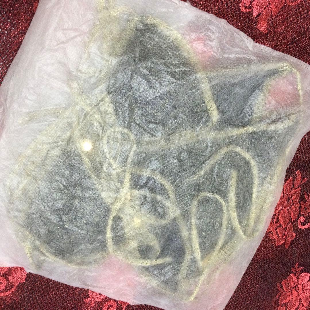 #0309 LB-03 ブラック&ゴールド トライアングル紐ビキニ0106(B)