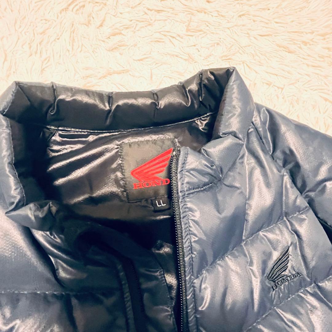 HONDA ネイビー だうキルティングジャケット LL
