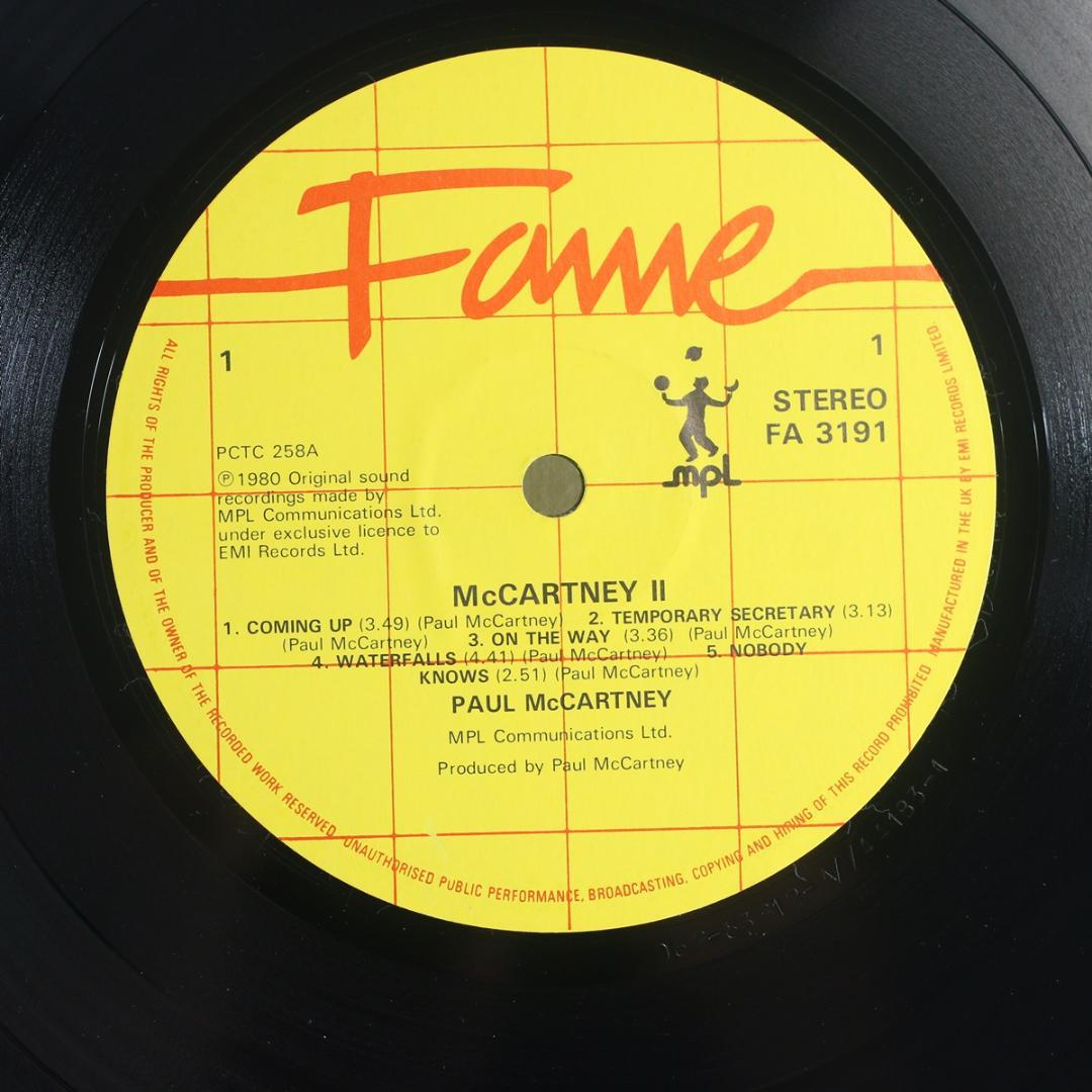 英LP Paul McCartney II 2 UK盤 Stereo
