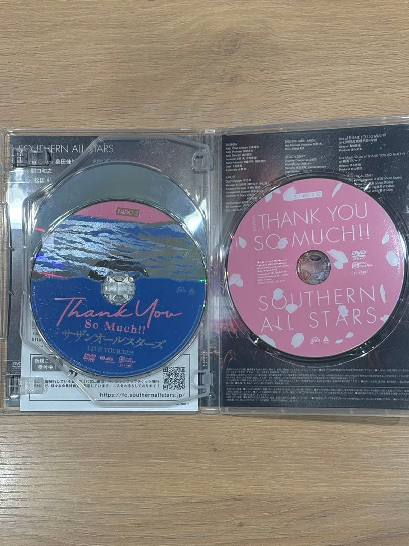 サザンオールスターズ「THANK YOU SO MUCH!!」DVD完全生産限定