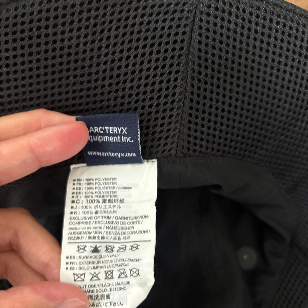 ARC'TERYX シンソラシェードハット ブラック S/P-M/M