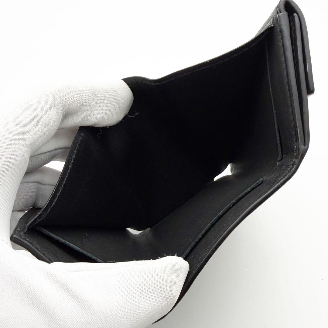 【美品】ルイヴィトン 三つ折財布 ディスカバリーコンパクト シャドウ ノワール