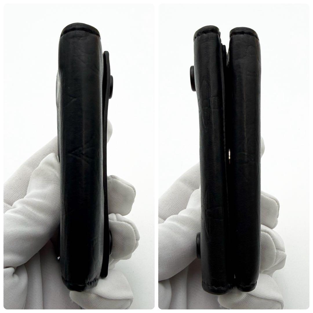 【美品】ルイヴィトン 三つ折財布 ディスカバリーコンパクト シャドウ ノワール