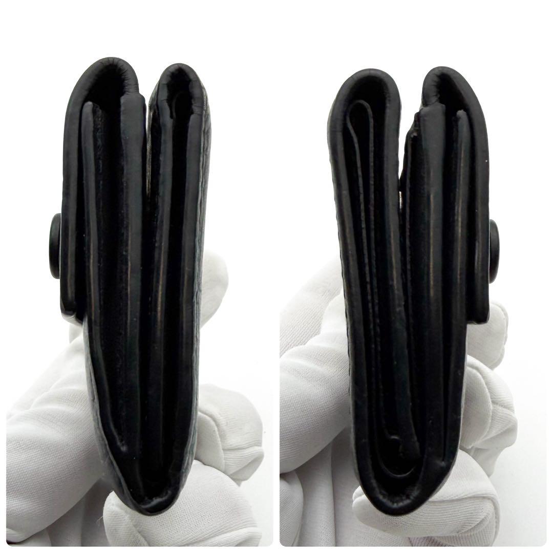 【美品】ルイヴィトン 三つ折財布 ディスカバリーコンパクト シャドウ ノワール