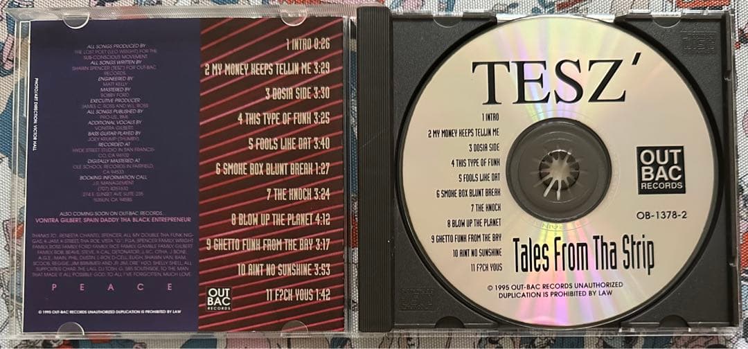 洋楽 G RAP TESZ Tales From Tha Strip CD