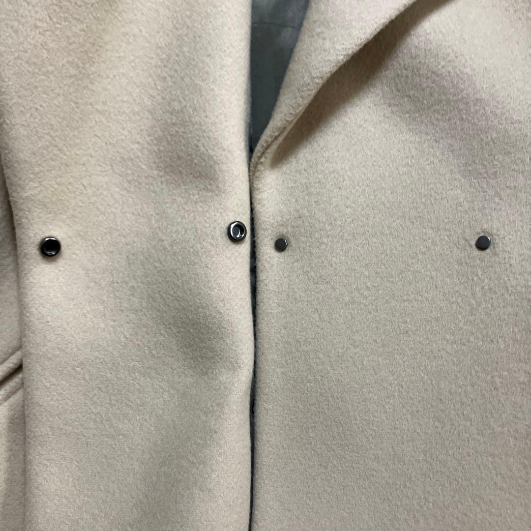 IENA MANTECO オーバーチェスターコート　38　ナチュラル　訳あり