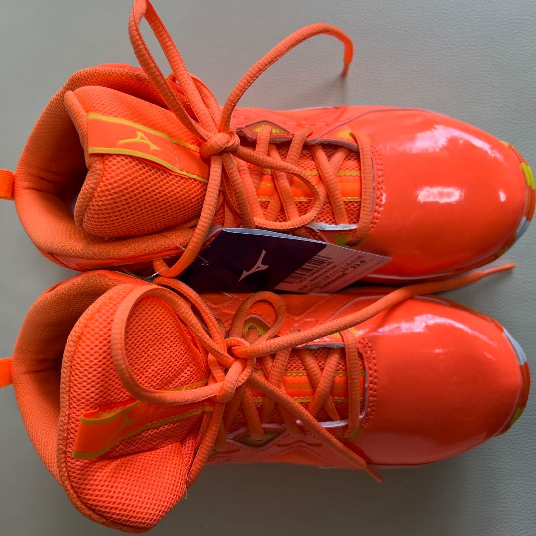 MIZUNO オレンジ シューズ スニーカー エアロビクス 23cm 新品タグ付