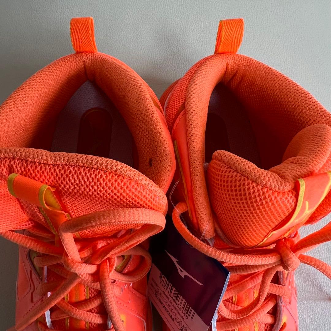 MIZUNO オレンジ シューズ スニーカー エアロビクス 23cm 新品タグ付