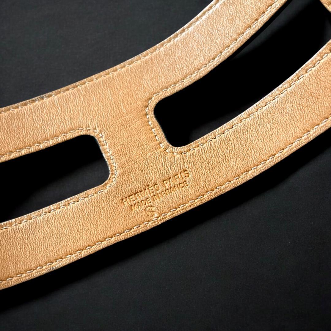 レア 極美品『エルメス』シェーヌダンクル 『ano アノ』ベルト ブレスレット