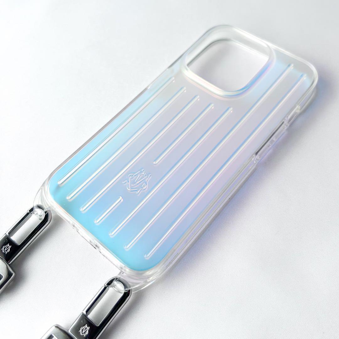 【美品/ほぼ半額】RIMOWA iPhone 15 Pro ストラップ付