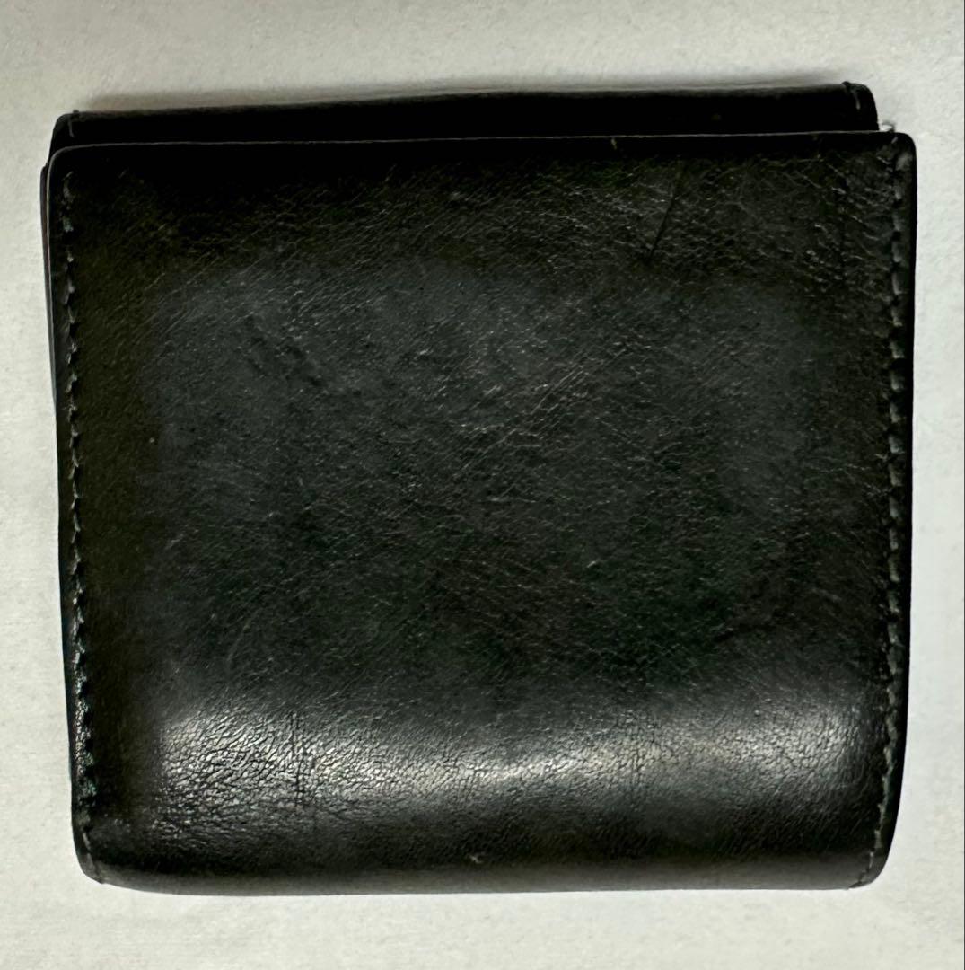 極美品✨Beer Belly ビアベリー 二つ折り黒レザーコンパクトウォレット