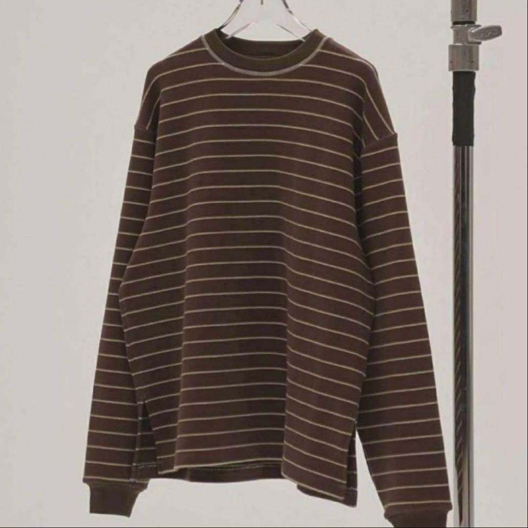 TODAYFUL トゥデイフル Border Long T-shirts チョコ