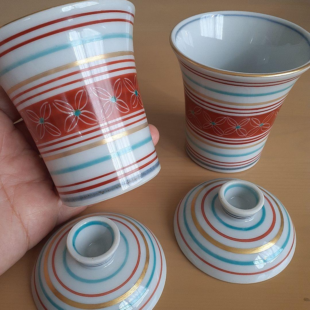 陶芸　吉田洋子　茶碗蒸しの器　 フリーグラス　デザート器　豆皿　一口椀