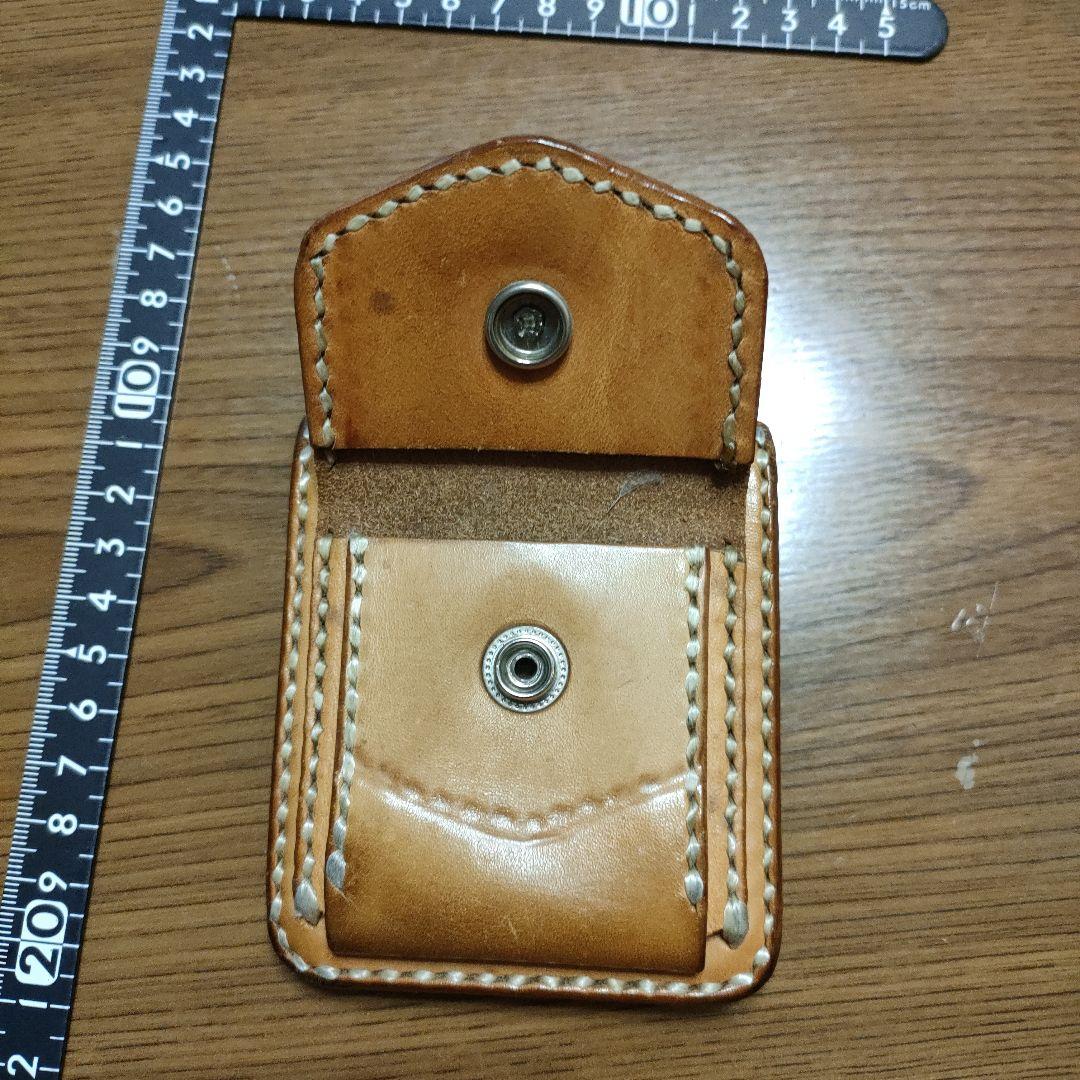 バタフライウォレット　ヌメ革　ビーズ屋　ワンズワーカー　オールドカンパニー