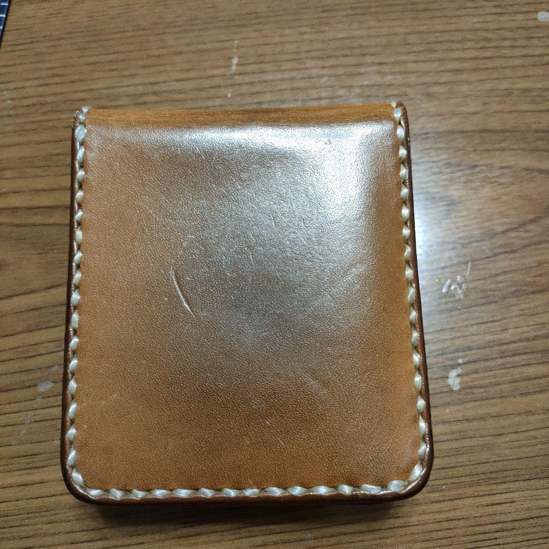バタフライウォレット　ヌメ革　ビーズ屋　ワンズワーカー　オールドカンパニー