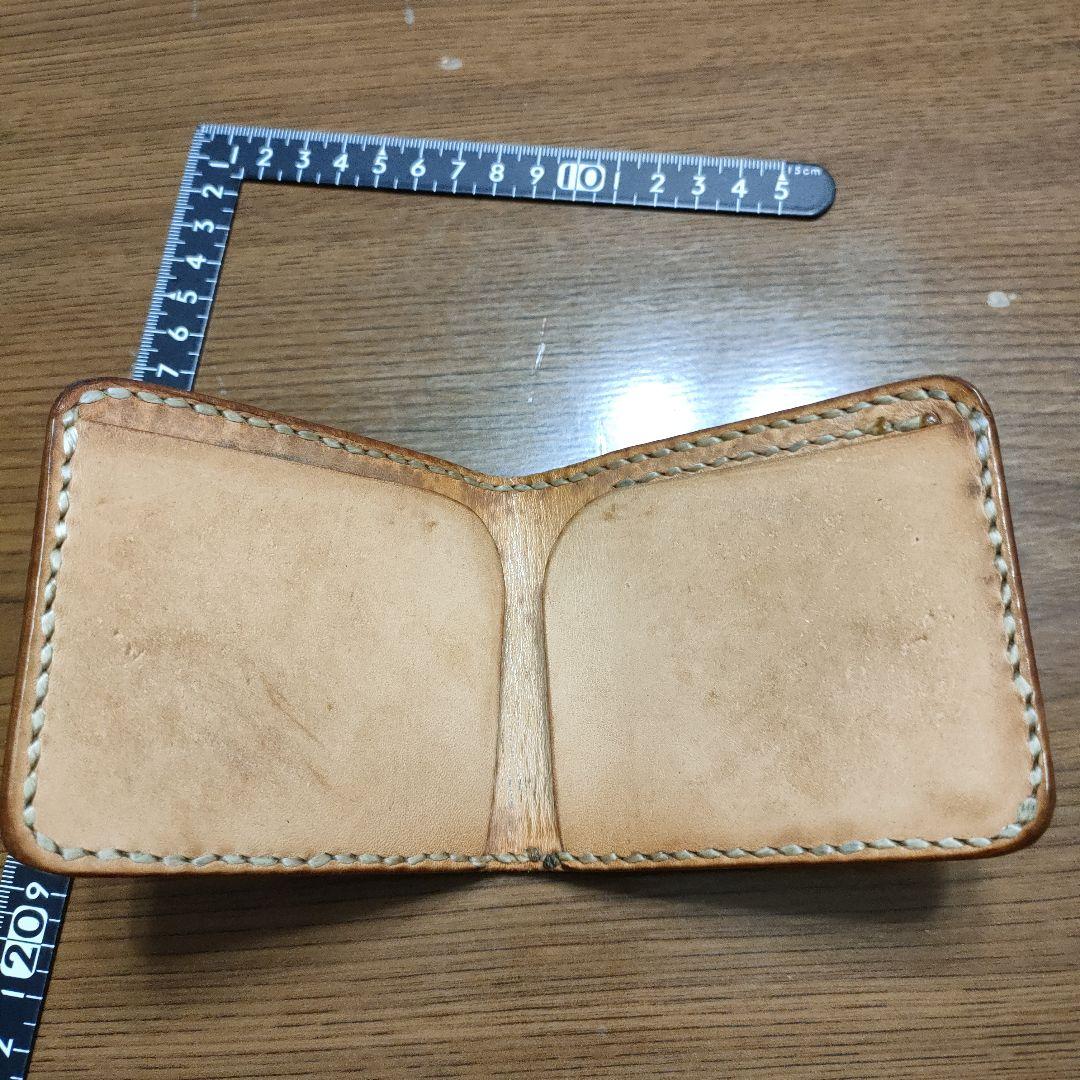 バタフライウォレット　ヌメ革　ビーズ屋　ワンズワーカー　オールドカンパニー