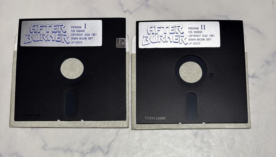 【X68000】アフターバーナー２＋店頭デモ同梱版【AFTER BURNER2】