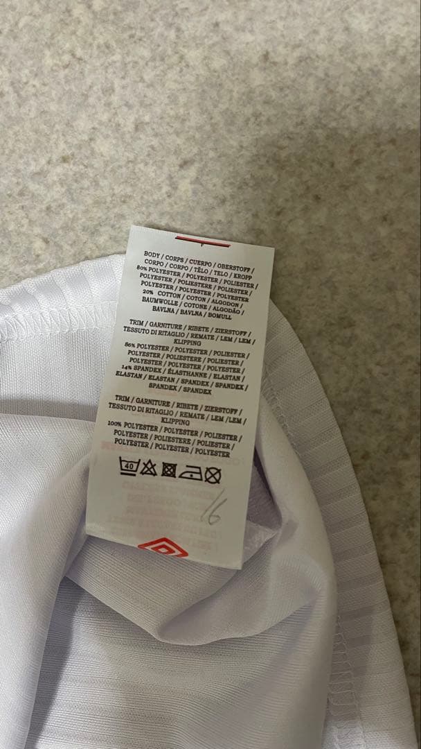 UMBRO イングランド代表 長袖ポロシャツレプリカ