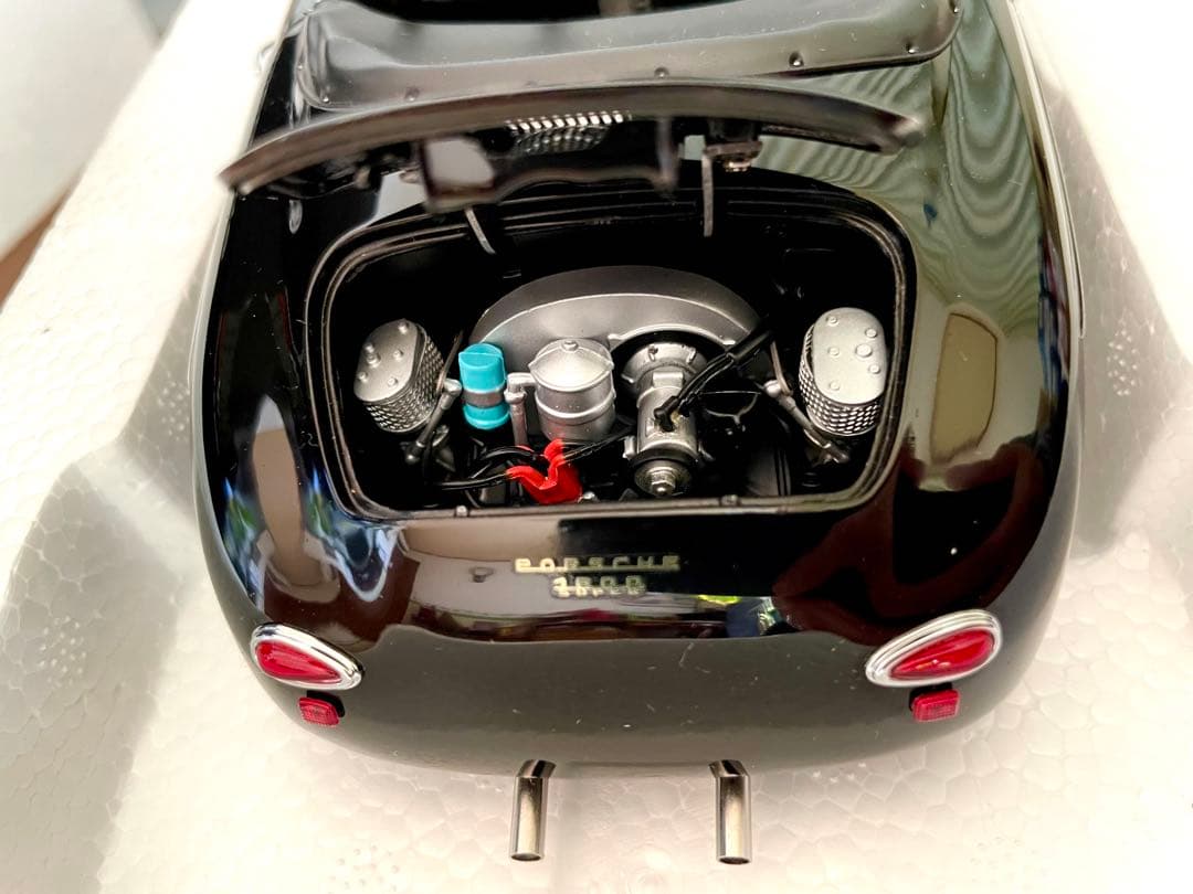 価格変更 1/18 ポルシェ356 スティーブ・マックィーンモデル ブラック