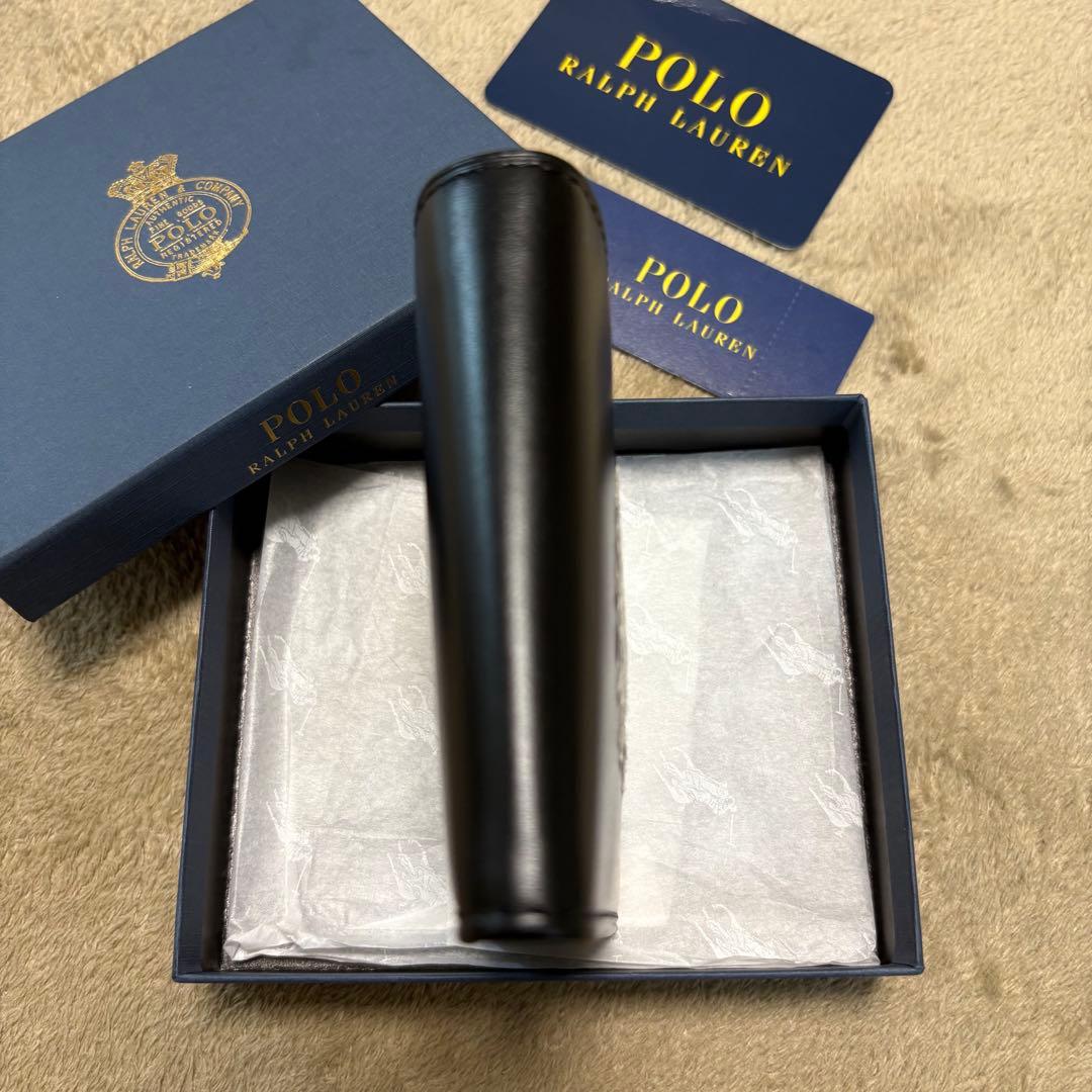 【新品】POLO RALPH LAUREN ロゴエンブロイダード 二つ折り財布