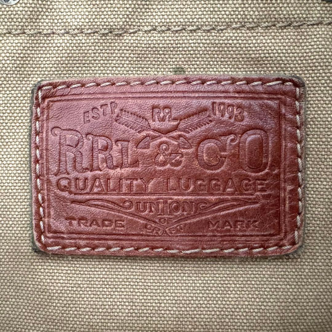 希少　ダブルアールエル　キャンバス地バックパック　ミリタリー山岳部隊サンプリング