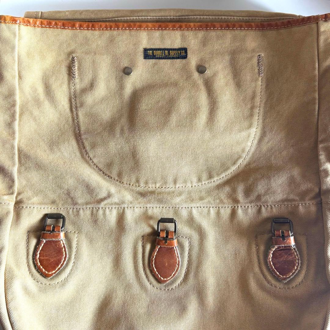 希少　ダブルアールエル　キャンバス地バックパック　ミリタリー山岳部隊サンプリング