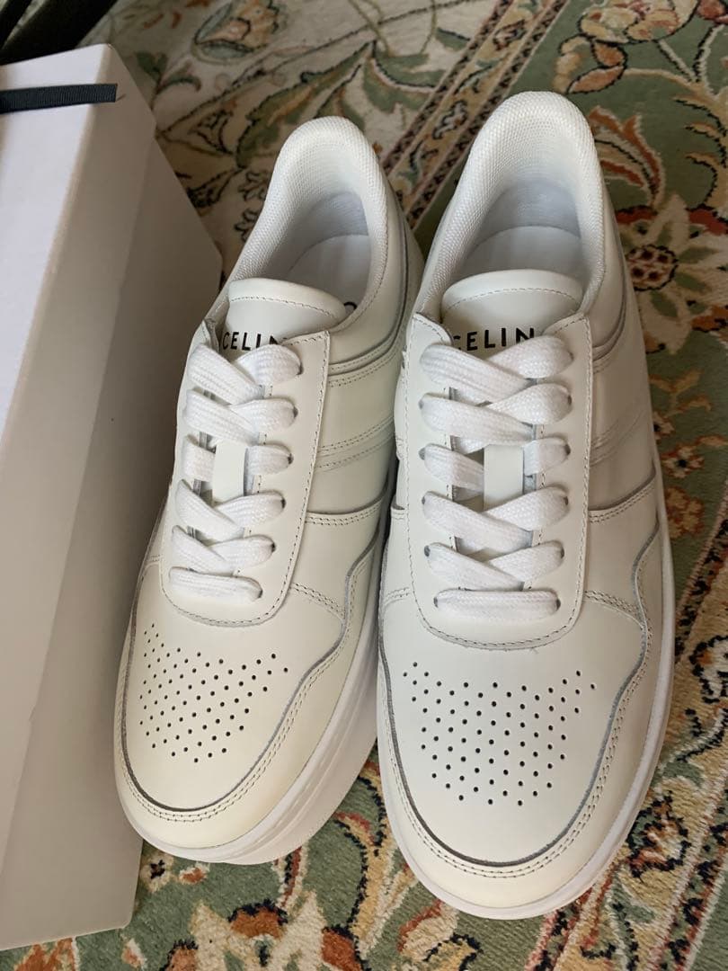 セリーヌ　ブロックスニーカー　ウェッジアウトソール　厚底　36