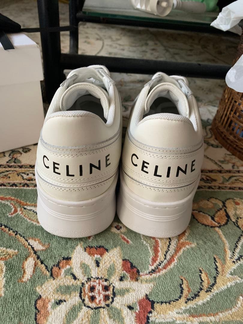 セリーヌ　ブロックスニーカー　ウェッジアウトソール　厚底　36