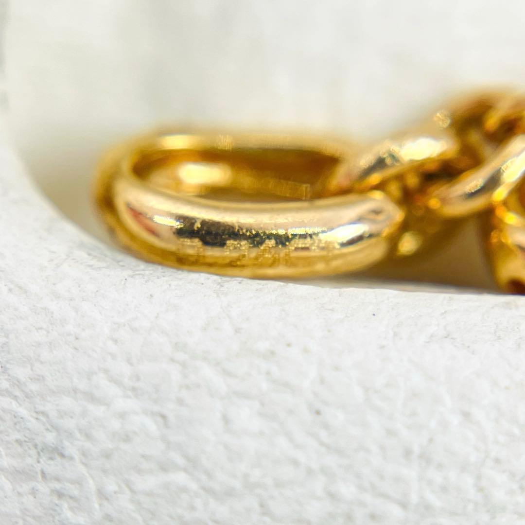 K14YG ダイヤモンド付 フリンジ ペンダントトップD:0.26ct