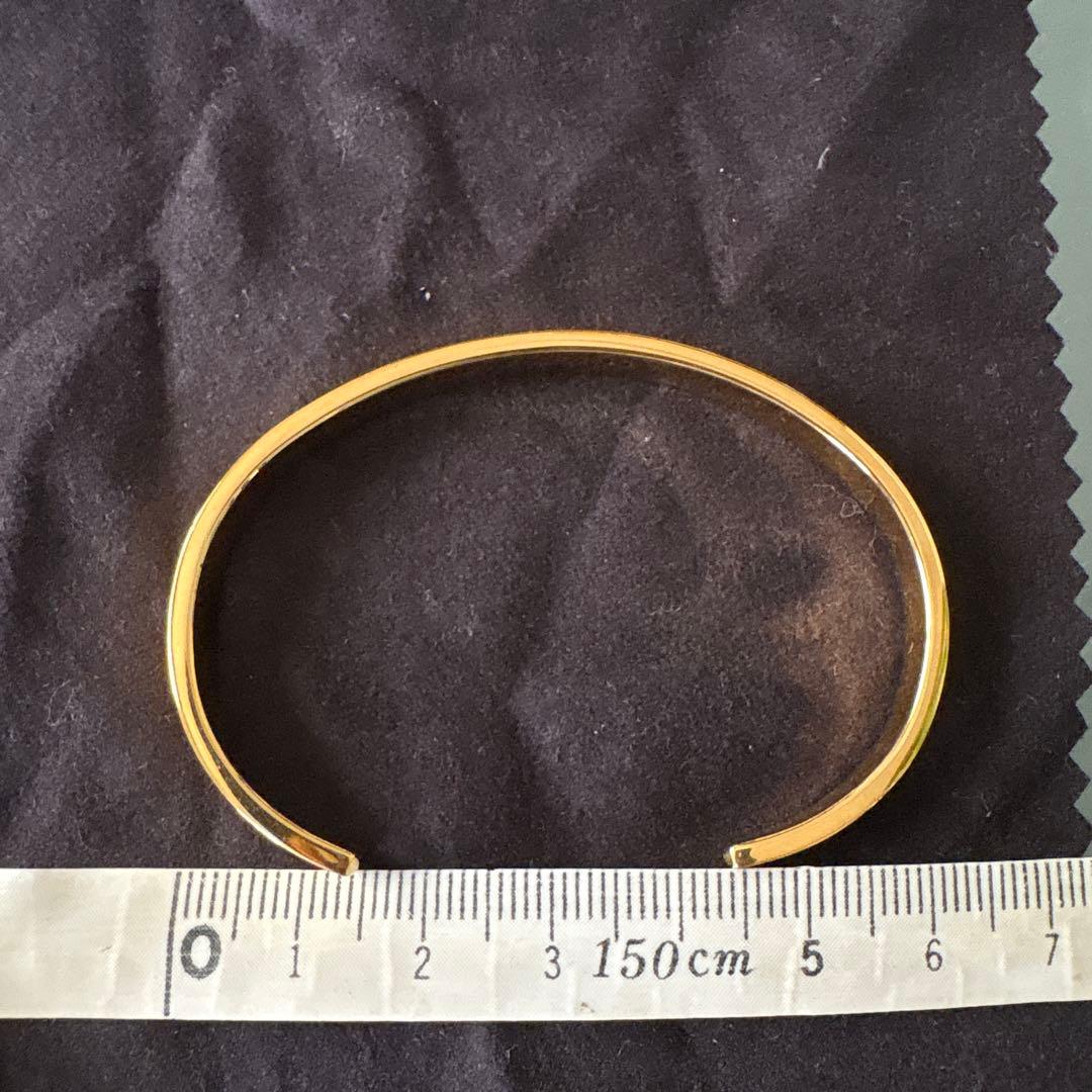 mAison margiela MM6 ゴールド バングル