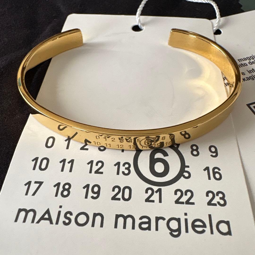 mAison margiela MM6 ゴールド バングル