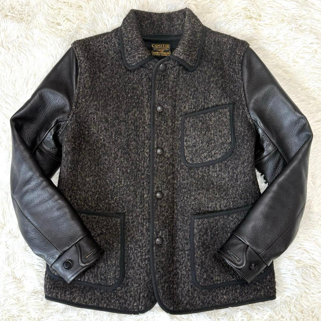 ios様✨COOTIE クーティ ビーチクロスジャケット M ウール レザー