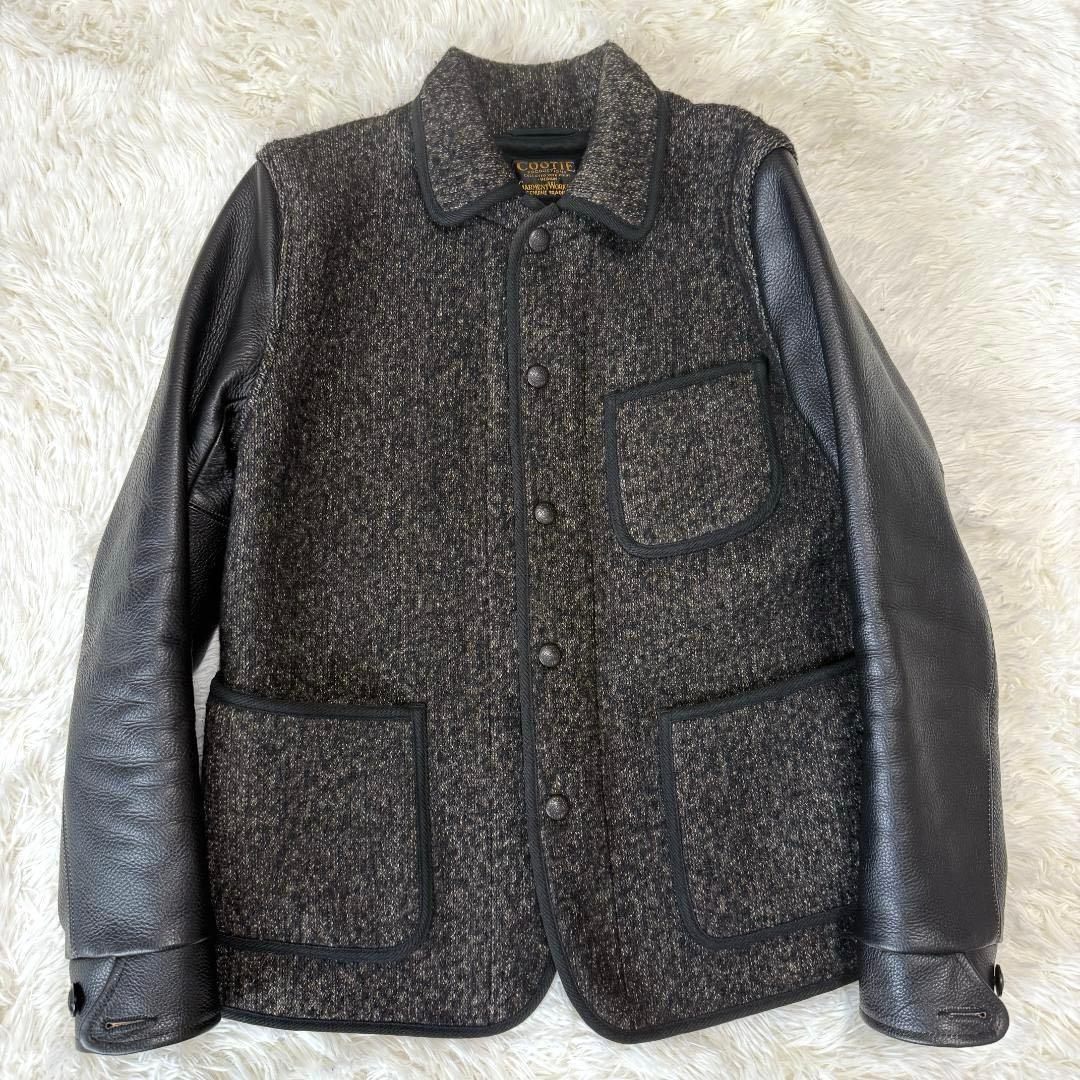 ios様✨COOTIE クーティ ビーチクロスジャケット M ウール レザー