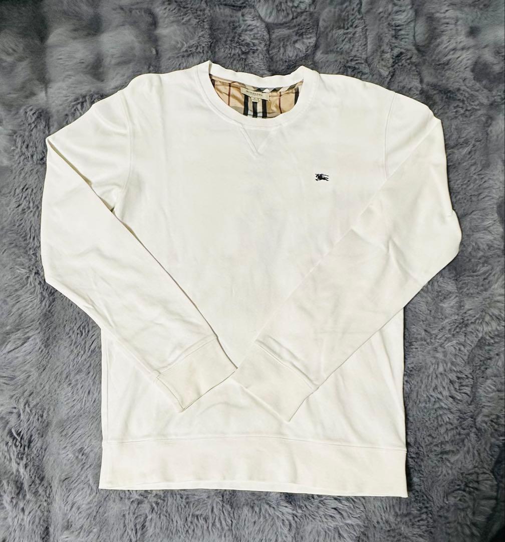 BURBERRY London ホワイト 長袖カットソー S