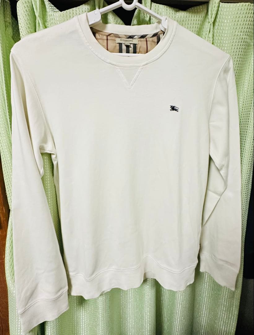 BURBERRY London ホワイト 長袖カットソー S