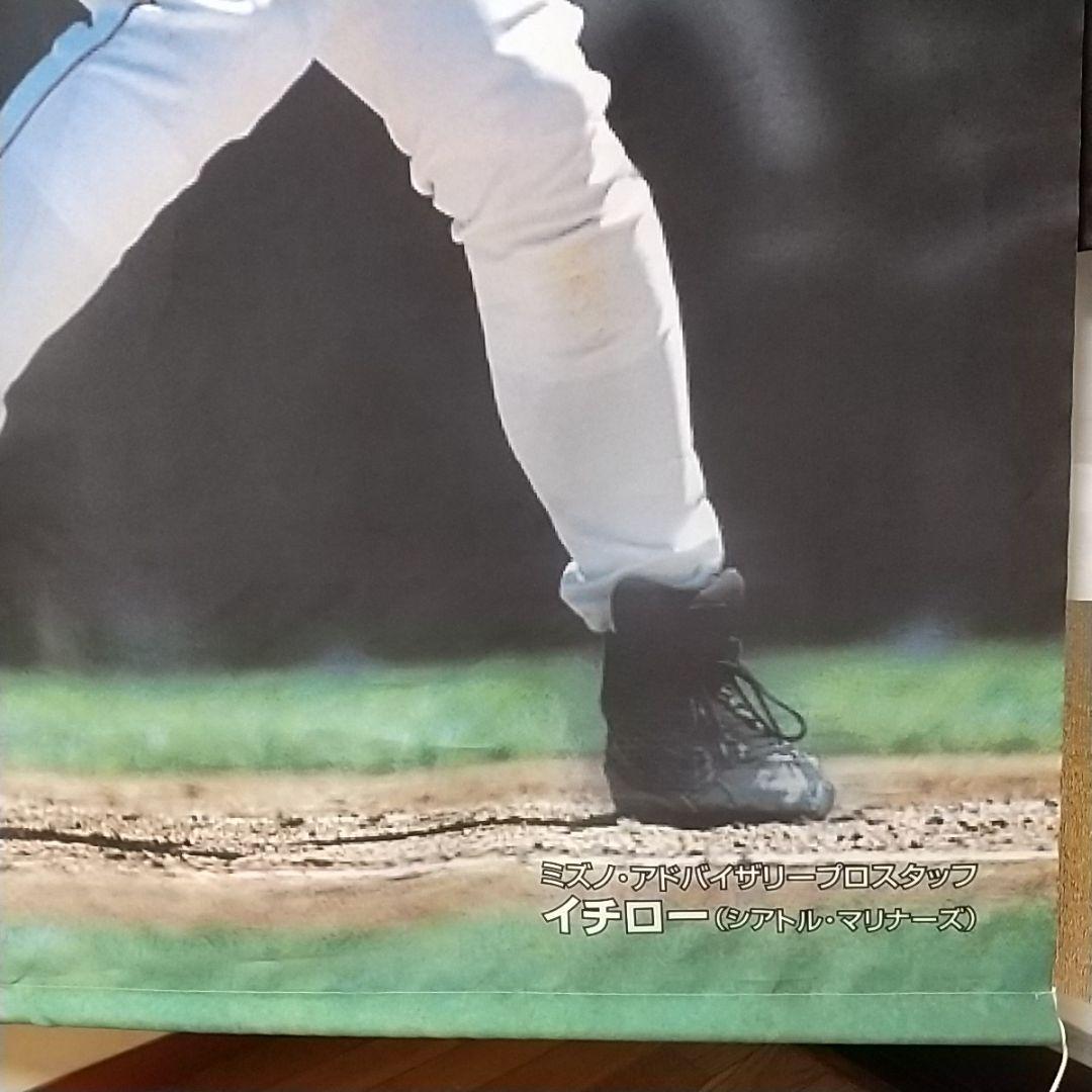 【希少非売品】MIZUNO イチロー 大型タペストリー マリナーズ初期