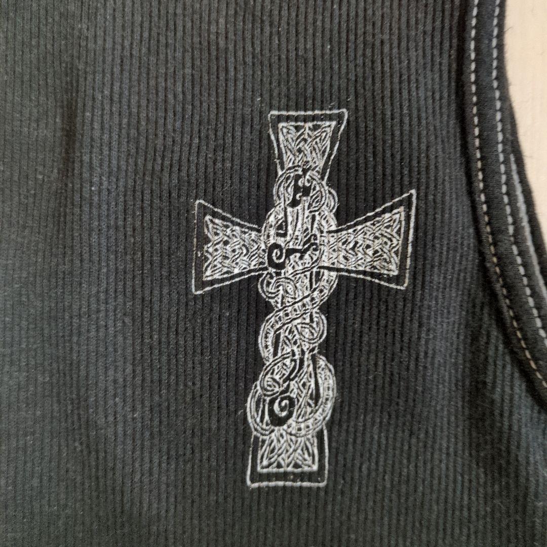 クロムハーツ　タンクトップ　ケルティッククロス　ブラック　サイズM