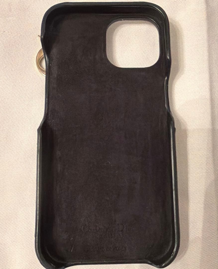 Christian Dior iphone15 ケース カナージュチャーム　箱付