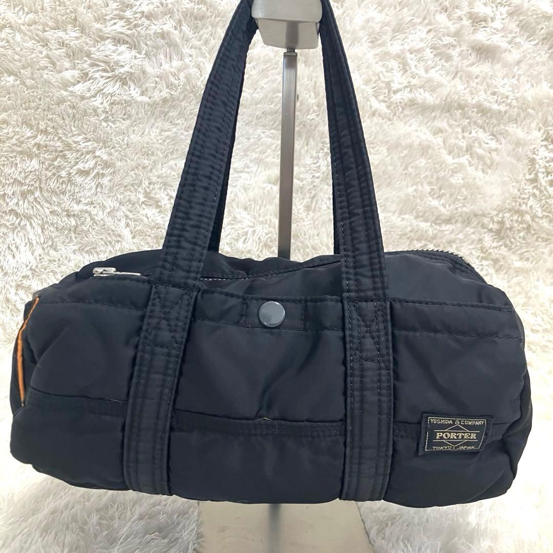 ポーター　タンカーダッフルバック ミニボストン　ブラック　黒　吉田カバン