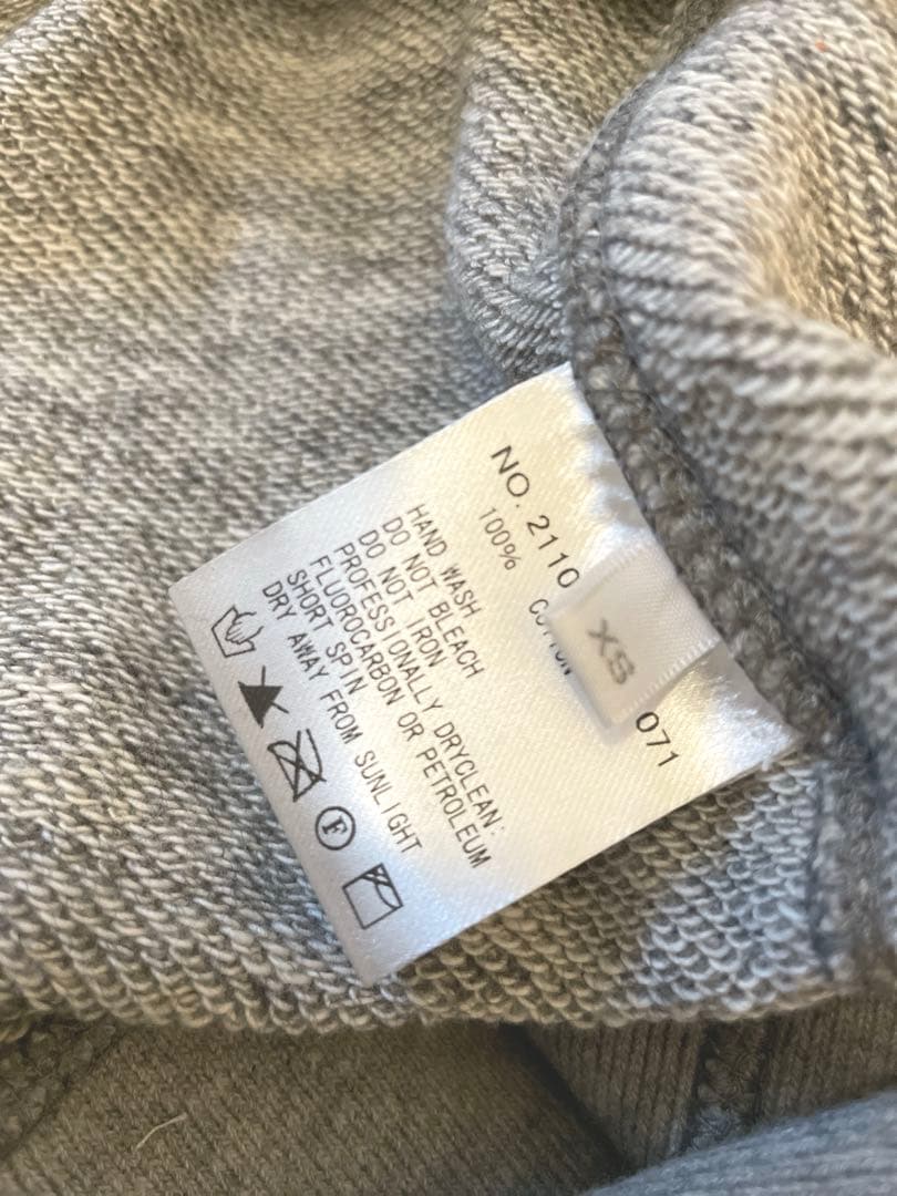 ロンハーマン グレー フード付きパーカー