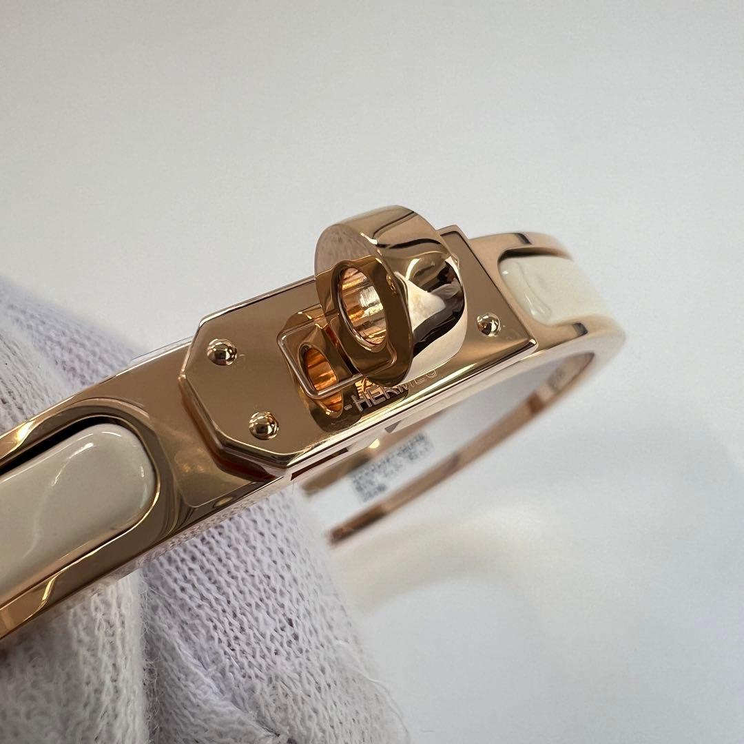 新品未使用　HERMES エルメス　ミニクリックケリー　PM クリーム　PG金具