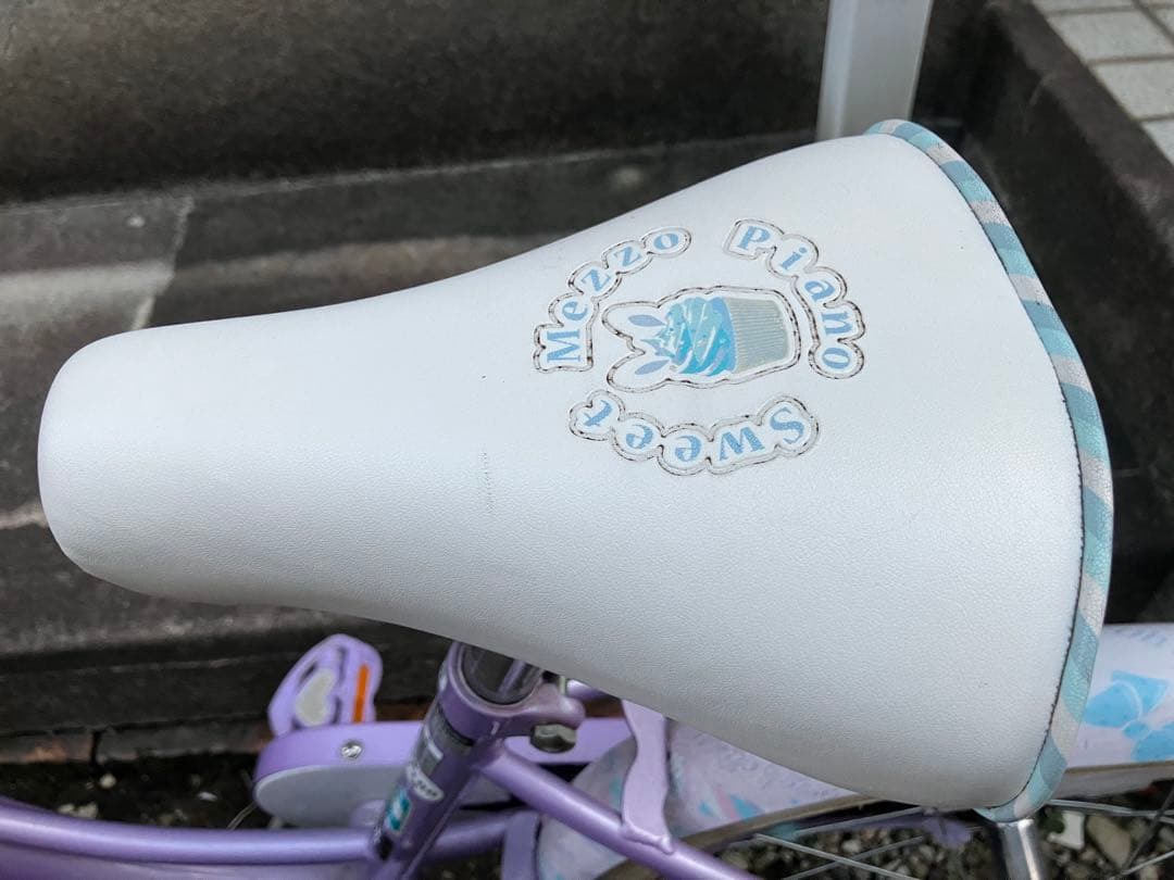 (里美松岡) 子供用自転車 パープル メッゾピアノスイーツ　18インチ