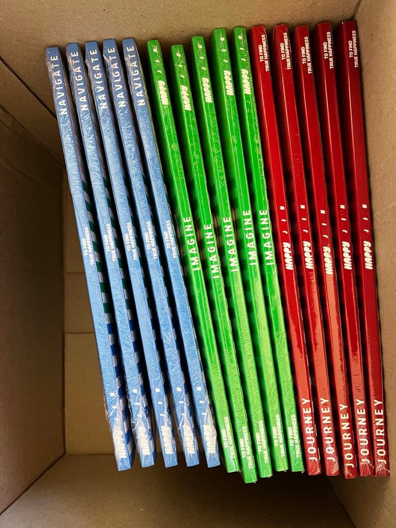 新品未開封 BTSジンソロアルバムHAPPY GLOBAL3形態セット✖️5