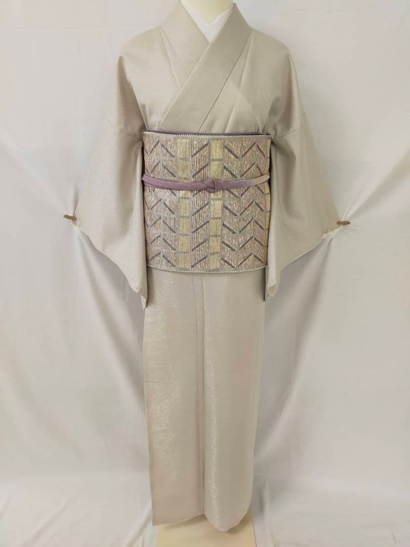 売約済み　★★新品未使用　洗える紋意匠色無地(ポリ100%)Mサイズ★★