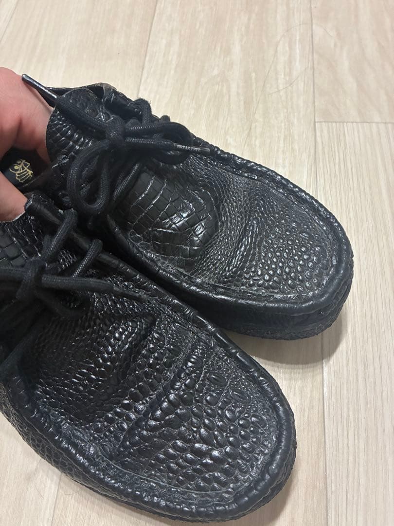 靴 Last Resort AB VM006-Moc LO BLACK CROC