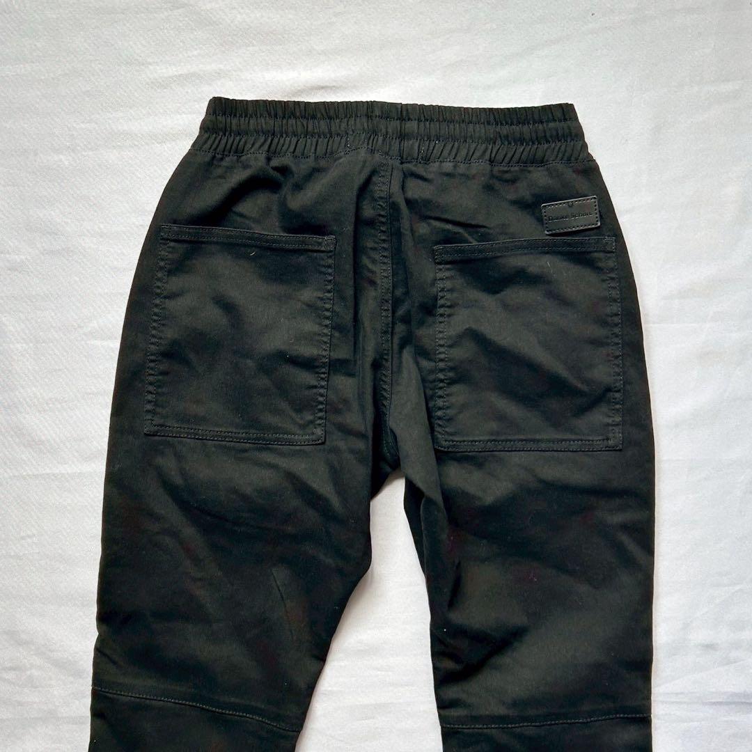 タグ付き　ダンケシェーン　カーゴパンツ　フラップポケット　ブラック　【28】S