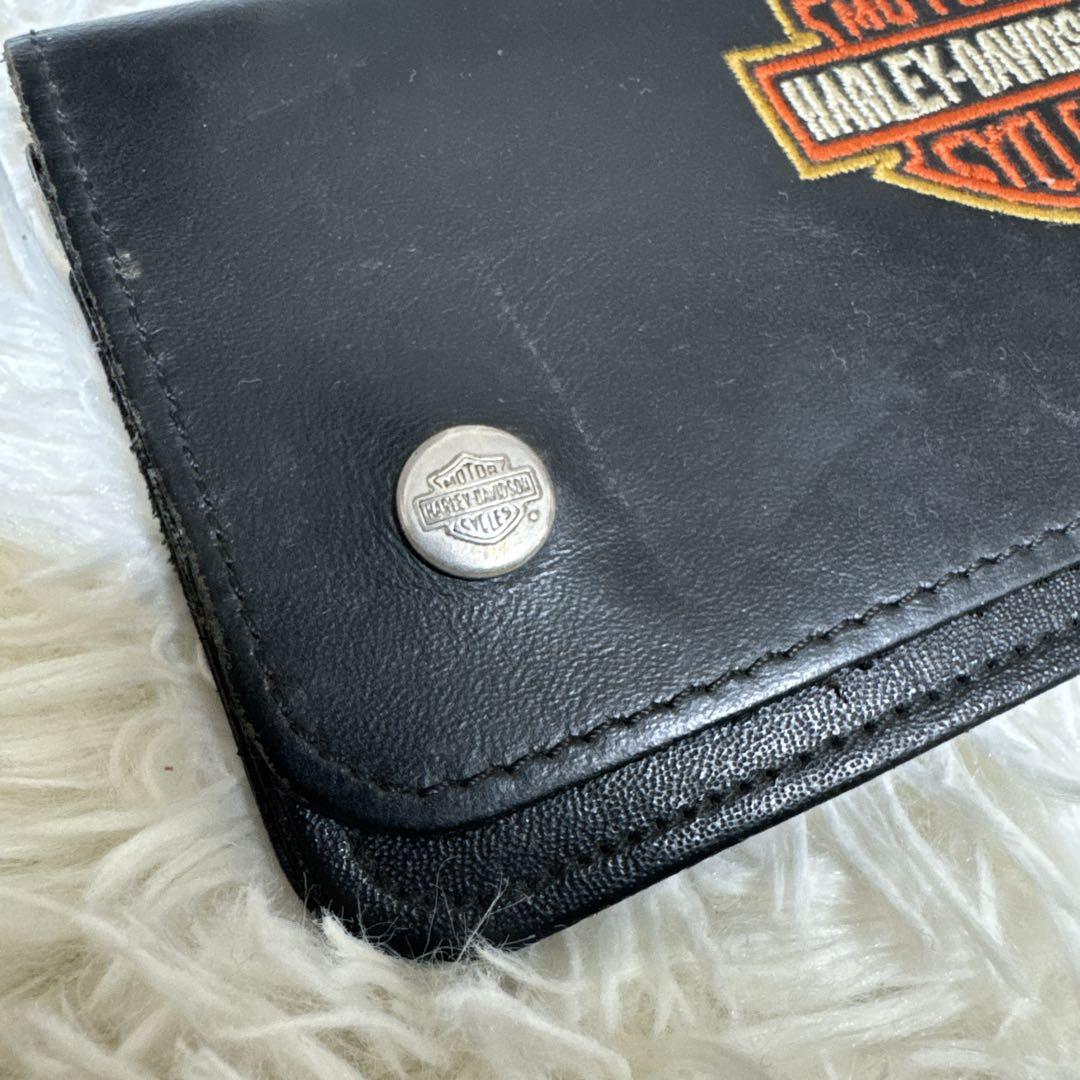 Harley-Davidson ウォレットチェーン　ロゴ 刺繍　USA製