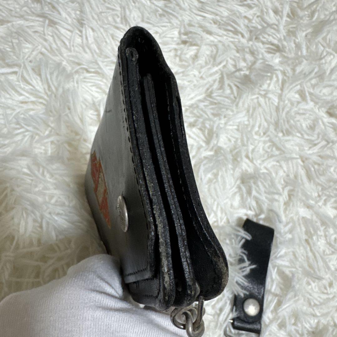 Harley-Davidson ウォレットチェーン　ロゴ 刺繍　USA製