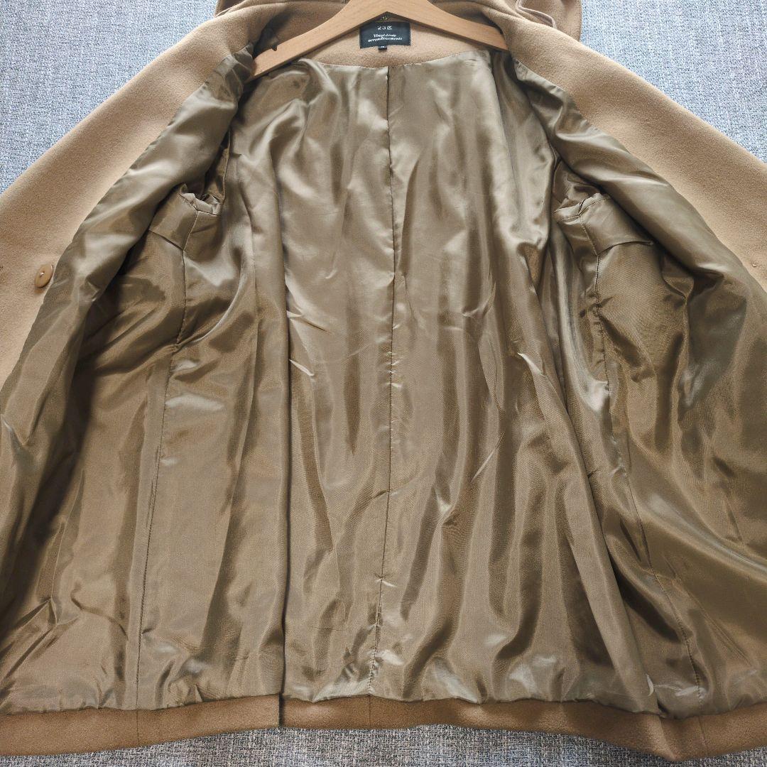 ♡nikoichi22♡フォロー割有♡様　23区　カシミヤ混　フーデットコート